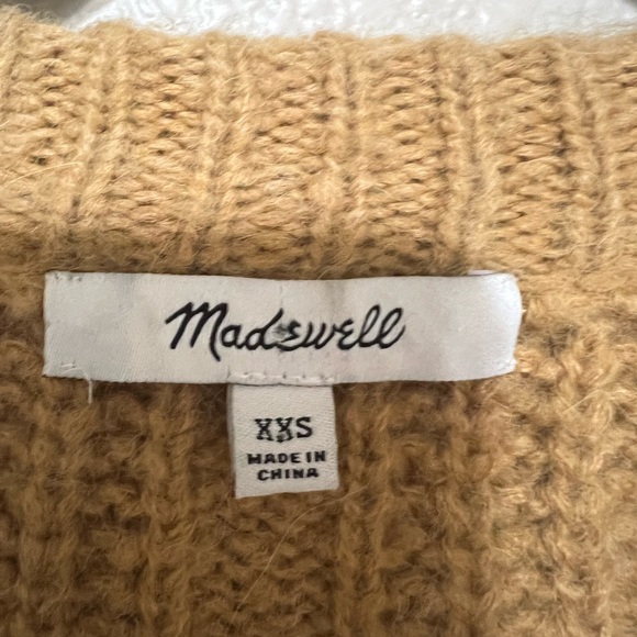 Madewell Camel Cable Knit Sweater - Picture 3 of 3